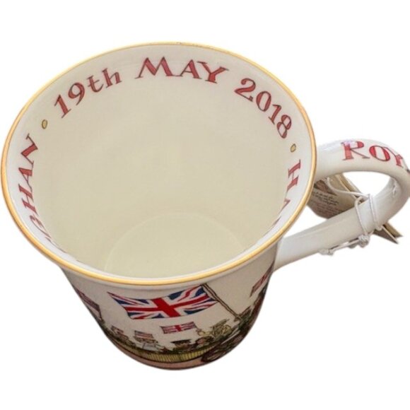 Alison Gardiner Collection "Royal Wedding" Fine Bone China Cup - Meghan & Harry - Picture 5 of 8